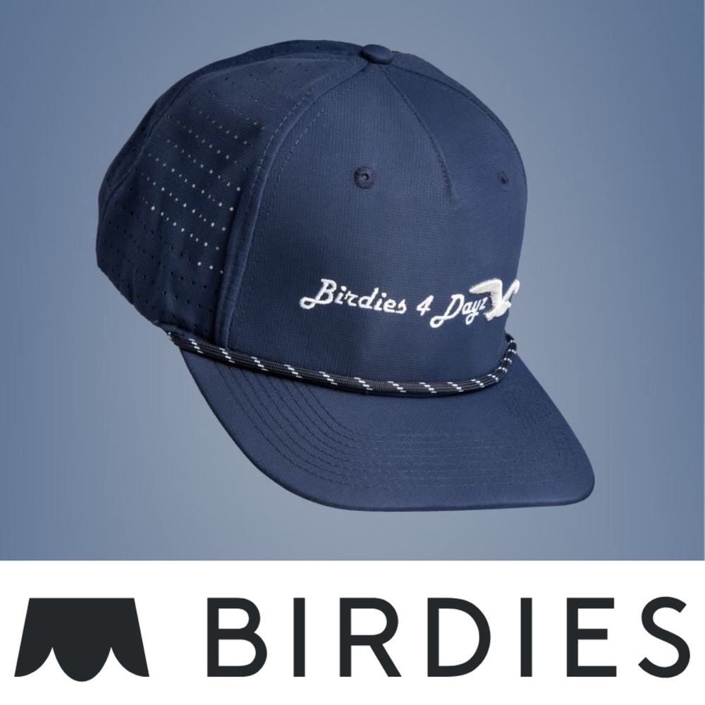 BIRDIES 4 DAYZ Retro Style 6 Panel Embroidered Hat